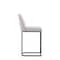 Manhattan Comfort Serena Counter Stool in Light Grey CS017-LG - alternate 6